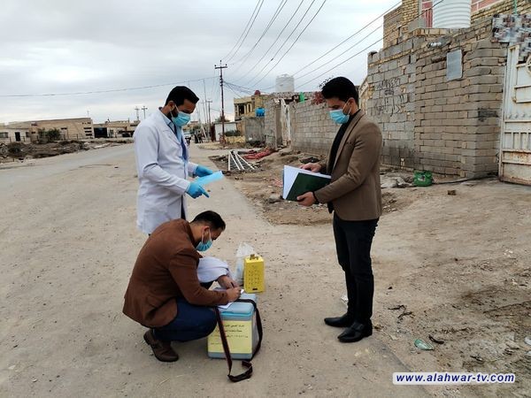 قطاع الاهوار ينفذ حملة صحية في قضاء الفهود